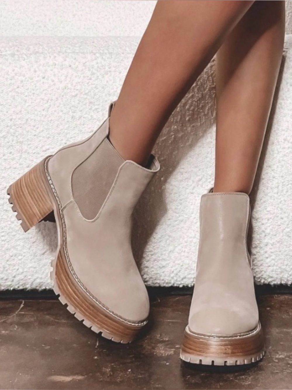 MIA ALEJANDRO DUAL STACKED CHUNKY PLATFORM BOOTIE SIZE 9